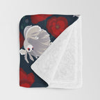 Bettas and Poppies Throw Blanket Gallery Image 3