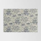 Mythical Sea Creatures Toile de Jouy Rug Gallery Image 2