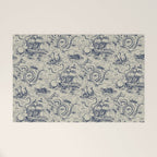 Mythical Sea Creatures Toile de Jouy Welcome Mat Gallery Image 1