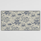 Mythical Sea Creatures Toile de Jouy Desk Mat Gallery Image 3
