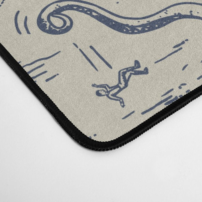 Mythical Sea Creatures Toile de Jouy Desk Mat Gallery Image 4