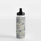 Mythical Sea Creatures Toile de Jouy Water Bottle Gallery Image 2