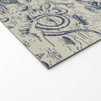 Mythical Sea Creatures Toile de Jouy Welcome Mat Gallery Image 2