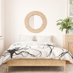 Floral Expression Bold Drawing Duvet Cover Gallery Image 3
