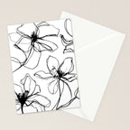 Floral Expression Bold Drawing Stationery Card Gallery Image 2