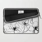 Floral Expression Bold Drawing Laptop Sleeve Gallery Image 2