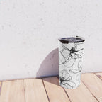 Floral Expression Bold Drawing Travel Mug Gallery Image 4