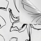 Floral Expression Bold Drawing Wall Tapestry Gallery Image 3