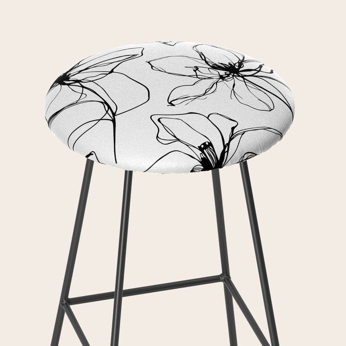 Floral Expression Bold Drawing Stool Gallery Image 2
