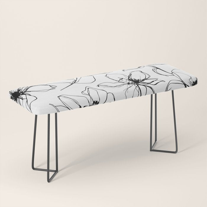 Floral Expression Bold Drawing Bench Gallery Image 1