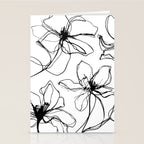 Floral Expression Bold Drawing Stationery Card Gallery Image 2