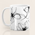 Floral Expression Bold Drawing Coffee Mug Gallery Image 3