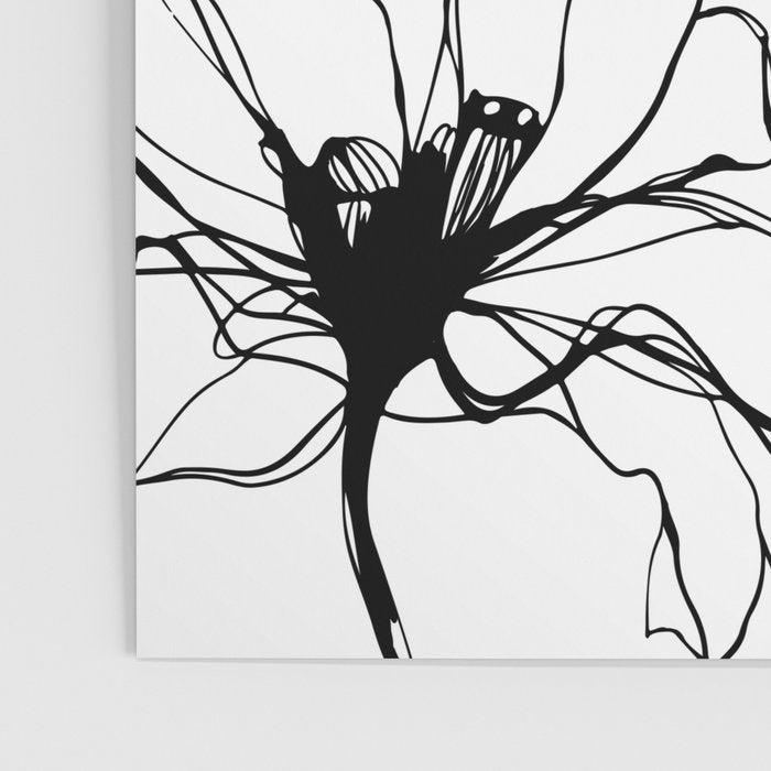 Floral Expression Bold Drawing Poster Gallery Image 3