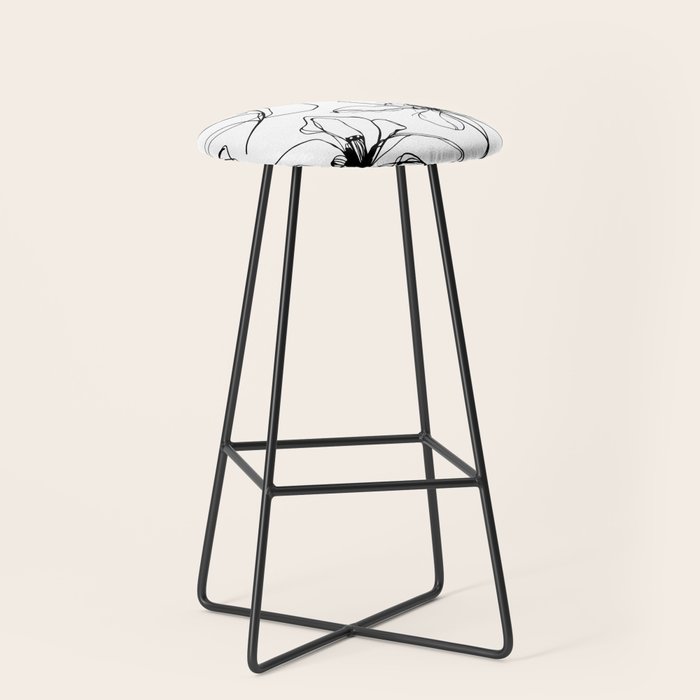 Floral Expression Bold Drawing Stool Gallery Image 1