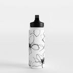 Floral Expression Bold Drawing Water Bottle Gallery Image 3