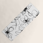 Floral Expression Bold Drawing Yoga Mat Gallery Image 1