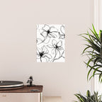 Floral Expression Bold Drawing Poster Gallery Image 2