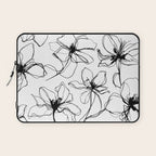 Floral Expression Bold Drawing Laptop Sleeve Gallery Image 1