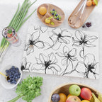Floral Expression Bold Drawing Cutting Board Gallery Image 2