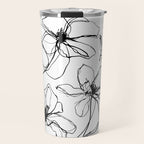 Floral Expression Bold Drawing Travel Mug Gallery Image 1