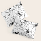 Floral Expression Bold Drawing Pillow Sham Gallery Image 3