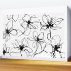 Floral Expression Bold Drawing Wall Mural Gallery Image 2
