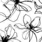Floral Expression Bold Drawing Coffee Mug Gallery Image 2