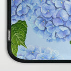 Blue hydrangea watercolor  Laptop Sleeve Gallery Image 3