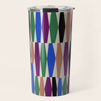 Playful Modern Geometric Shapes Travel Mug Gallery Image 1