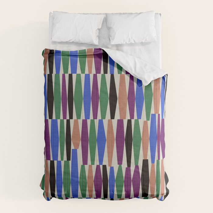 Playful Modern Geometric Shapes Comforter Gallery Image 6
