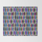 Playful Modern Geometric Shapes Throw Blanket Gallery Image 2