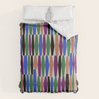 Playful Modern Geometric Shapes Duvet Cover Gallery Image 6
