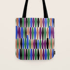Playful Modern Geometric Shapes Tote Bag Gallery Image 1