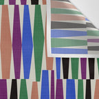 Playful Modern Geometric Shapes Wall Tapestry Gallery Image 3