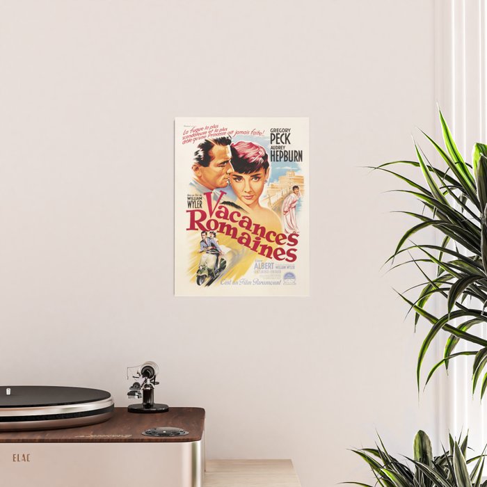 Roman Holiday Vintage Movie Poster Gallery Image 2