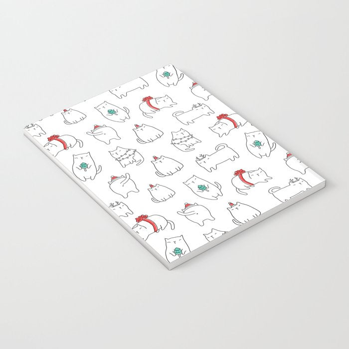 Fat Christmas cats Notebook Gallery Image 3