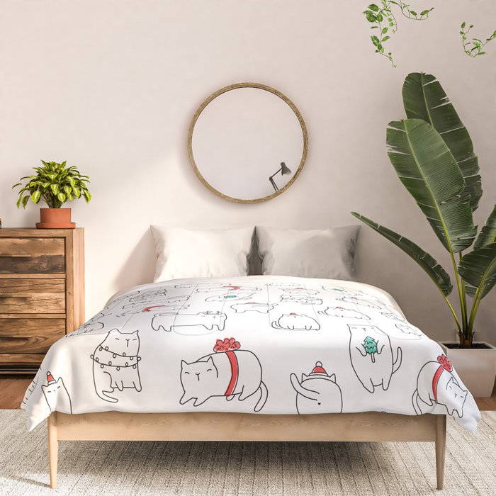 Fat Christmas cats Comforter Gallery Image 3