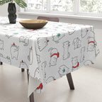 Fat Christmas cats Tablecloth Gallery Image 3