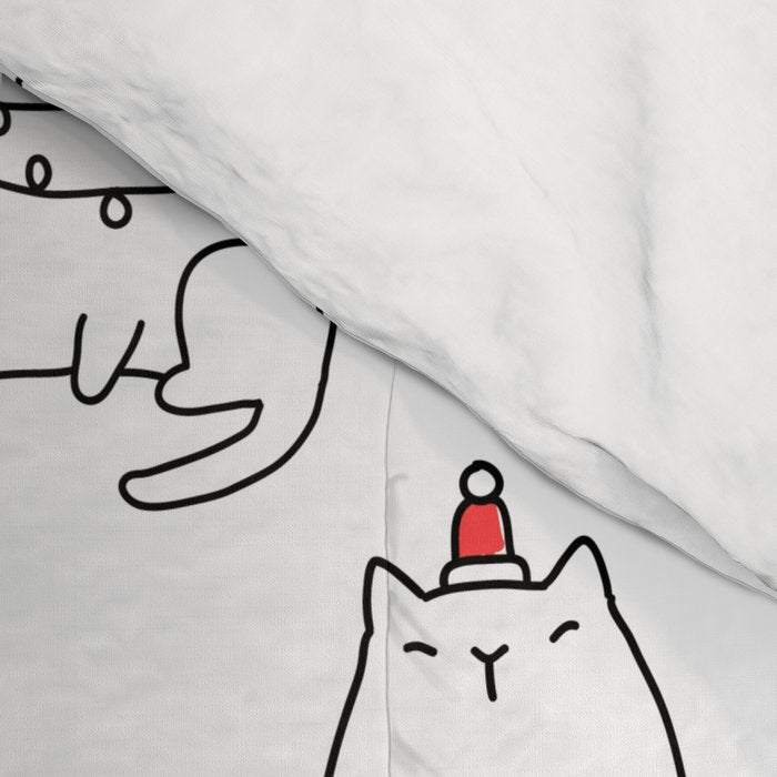 Fat Christmas cats Comforter Gallery Image 4