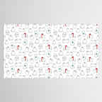 Fat Christmas cats Tablecloth Gallery Image 2
