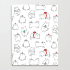 Fat Christmas cats Notebook Gallery Image 4