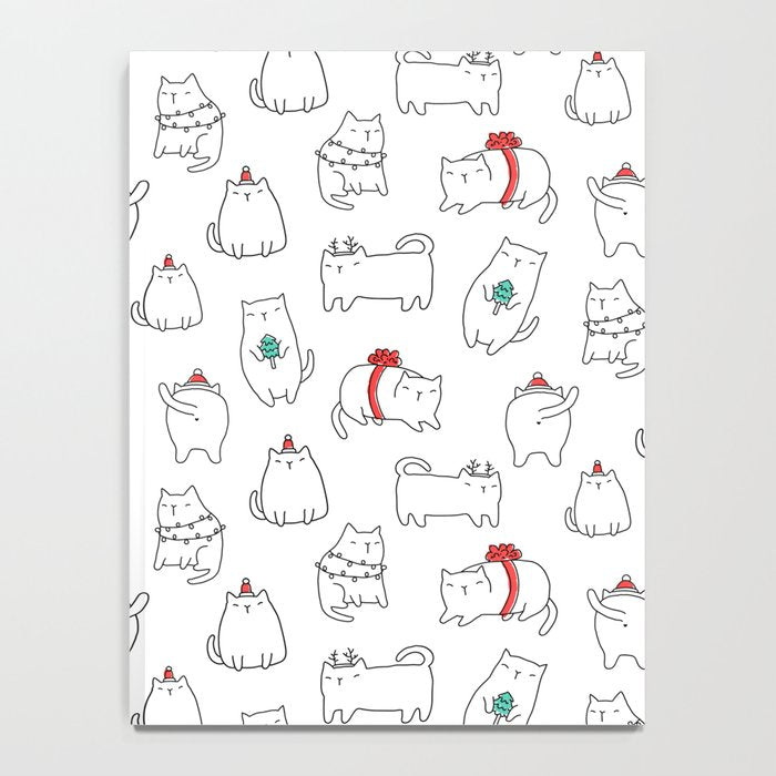 Fat Christmas cats Notebook Gallery Image 4