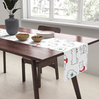 Fat Christmas cats Table Runner Gallery Image 2