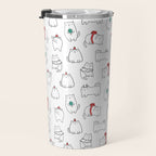 Fat Christmas cats Travel Mug Gallery Image 3