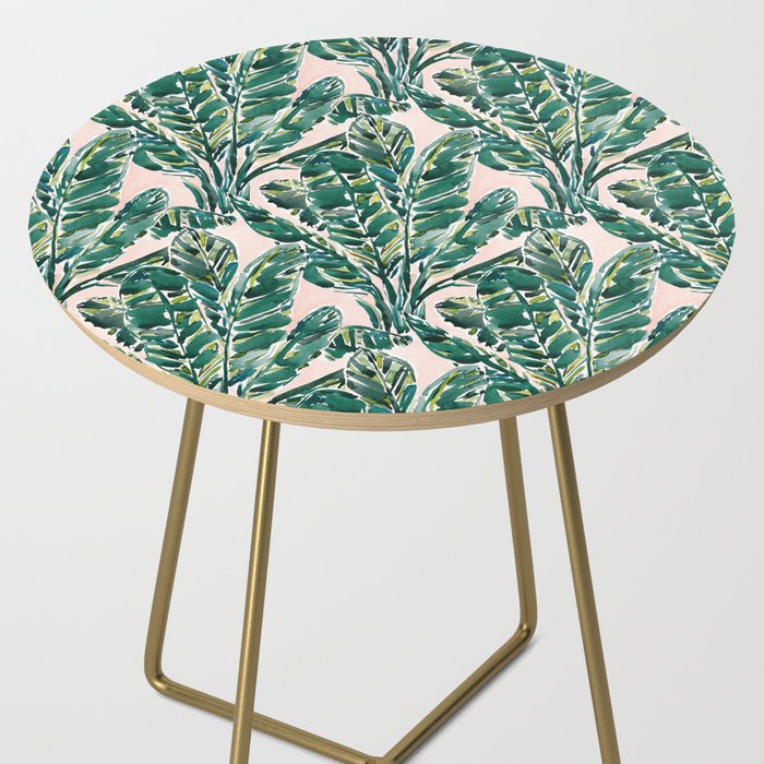 BIG FEELINGS Banana Leaf Tropical Side Table Gallery Image 2