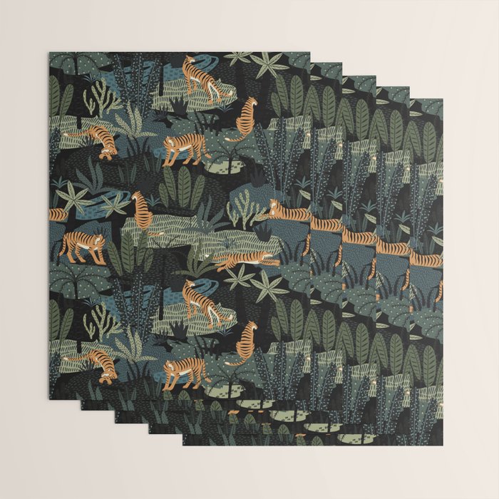 Tiger Jungle Wrapping Paper Gallery Image 3