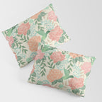 Victorian Garden with Hummingbird Pillow Sham Gallery Image 3