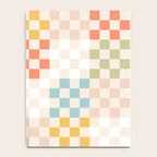 Retro Pastel Check Pattern Notebook Gallery Image 4