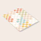 Retro Pastel Check Pattern Notebook Gallery Image 2
