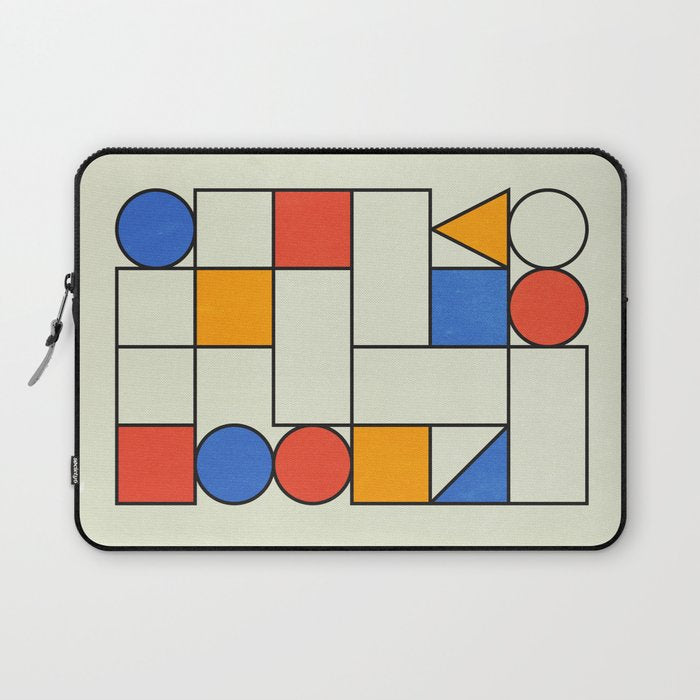 Bauhaus Blocks 02 Laptop Sleeve Gallery Image 1